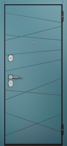 Входные двери F1 FAMILY ECO PP E-130 Верде - Е-130 Белый софт