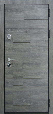 Входные двери Бруно ЮР11 Дуб шале графит - ЮР12 Дуб шале снежный