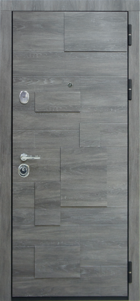 Входные двери Бруно ЮР11 Дуб шале графит - ЮР12 Дуб шале снежный