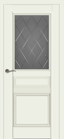 Межкомнатная дверь Валенсия м. ДО графит с фрезеровкой