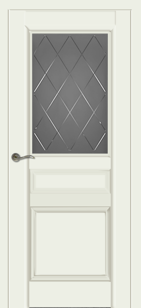 Межкомнатная дверь Валенсия м. ДО графит с фрезеровкой