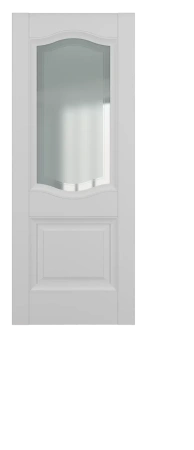 Межкомнатная дверь Венеция ДО Baguette B2.2 Сатинато с рамкой