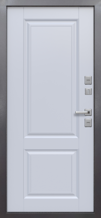 Протерма Багет Букле Антрацит/ Велюр белый