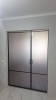 Перегородка Loft_Premium черный, Стекло сатин графит
