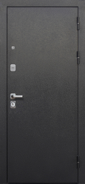 Входные двери Гарда 9 Зеркало Эмалит Белый Антик серебро Эмалит белый