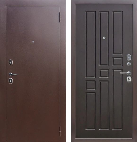 Входные двери Гарда 8 мм Медный антик Венге