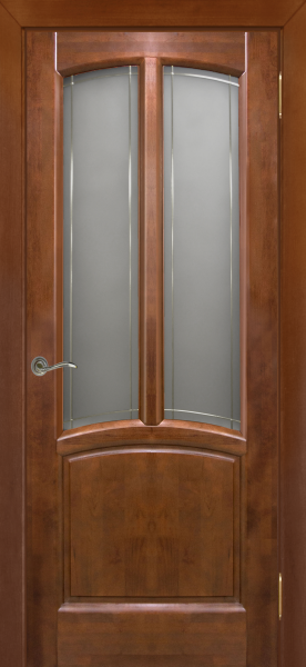 Межкомнатная дверь Виола ДО графит с гравировкой