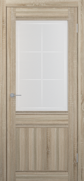 Межкомнатная дверь ST22 ДО матовое квадро
