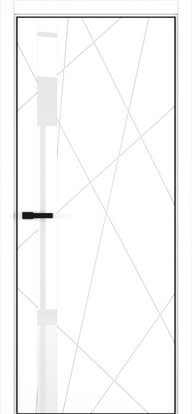 Межкомнатные двери Chaos ДО ART Lite White Pure