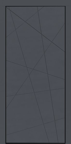 Входные двери Сталлер Comfort 3K ЮП-11 ZB 856-2 Грей - ЮП-15 (декоративная зеркальная вставка) ZB Белый