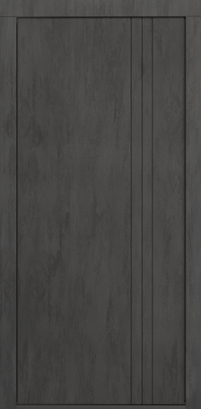 Входные двери Сталлер Comfort 3K ЮП-10 бетон графит - ЮП-10 Milky white