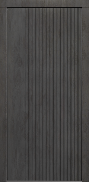 Входные двери Сталлер Comfort 3K ЮП-21 бетон графит - ЮП-31 ZB Белый