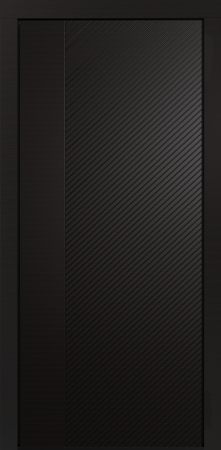 Входные двери Сталлер Comfort 3K ЮП-19 Венге черный - ЮП-15 (декоративная зеркальная вставка) Бьянко