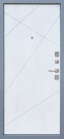 Входные двери M7 ФЛ-31 Бетон графит - ФЛ-31 бетон снежный