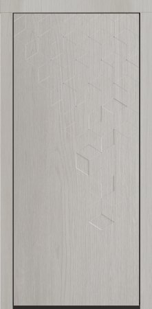 Входные двери Сталлер Comfort 3K ЮП-8 Artic oak - ЮП-8 ZB Белый