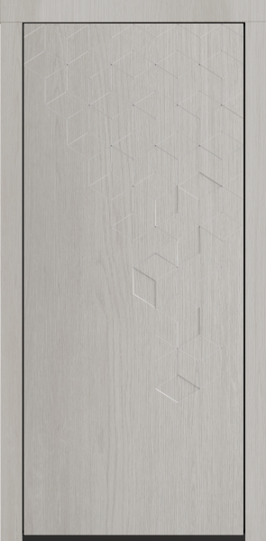 Входные двери Сталлер Comfort 3K ЮП-8 Artic oak - ЮП-8 ZB Белый