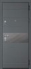 Входные двери Натта ЮР3 Графит - Без фрезеровки ZB Белый