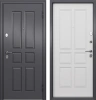 Входные двери DELTA PRO MP VDM VDM-1 Темно-серый букле графит - СК-10 Бьянко