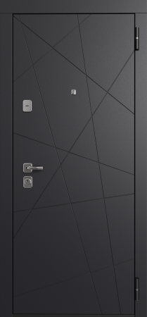 Входные двери TR 4 ЮП-11 Графит - ЮП-11 ZB Белый