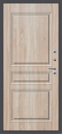 Входные двери M20 ТЕРМО ФЛ Букле графит - ФЛТ-2 Дуб Сонома светлый