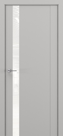 Межкомнатные двери S26 ДО Pure White Матовый Серый