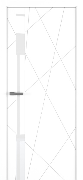 Межкомнатная дверь Chaos ДО ART Lite White Pure