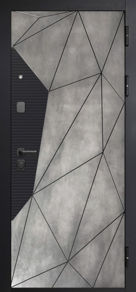 Гарда 9 Геометрия Бетон снежный