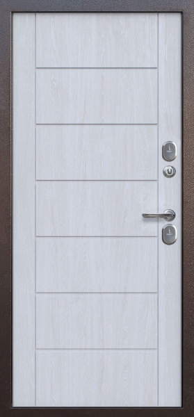 Входные двери ISOTERMA Медный антик Астана милки