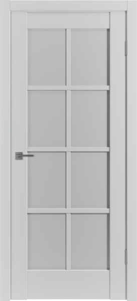 Межкомнатные двери ER1 ДО white cloud Steel