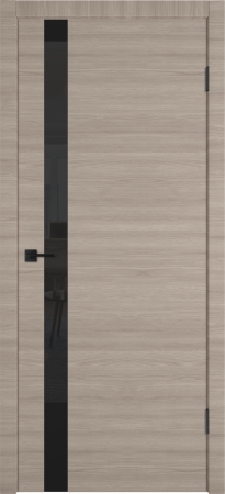 Межкомнатные двери Solo ДO black gloss Red Oak