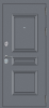 Входные двери M52 с фрезеровкой Букле графит - ФЛ-10 Velluto Bianco AG 700