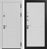 Входные двери Соната 3К90 ЮР-41 RAL 7037 - ЮР-41 RAL 9003