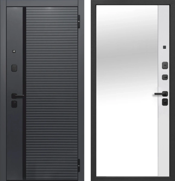 Гарда 7.5 см Черное Зеркало Эмалит белый