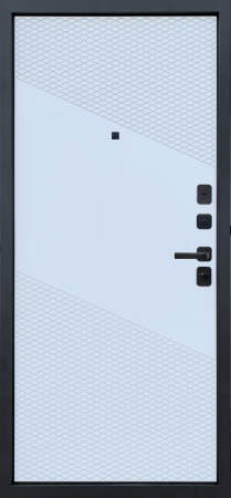 Входные двери M13 ФЛ-34 Velluto Avocado - ФЛ-34 Velluto Bianco AG 700