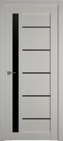 Межкомнатные двери E37 ДО black gloss Taupe