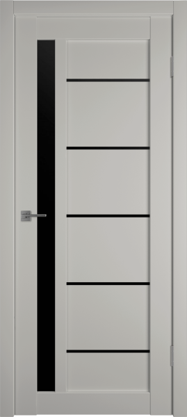 Межкомнатные двери E37 ДО black gloss Taupe