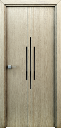 Межкомнатные двери Сафари 2 ПО стекло черное