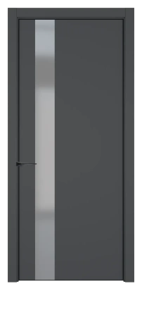 Межкомнатные двери H3 ДО ART Lite серый мат.