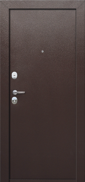 Входные двери Гарда 8 внутреннее Медный антик Белый ясень