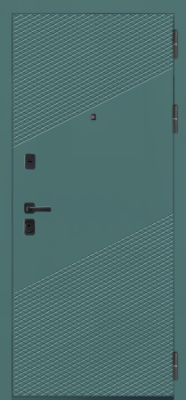 Входные двери M13 ФЛ-34 Velluto Avocado - ФЛ-34 Velluto Bianco AG 700