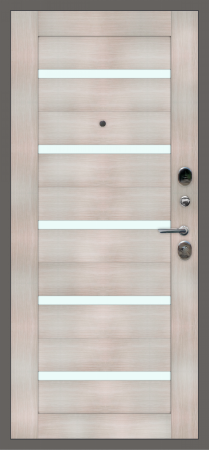 M30 вс. вн. Белое стекло Лиственница беленая