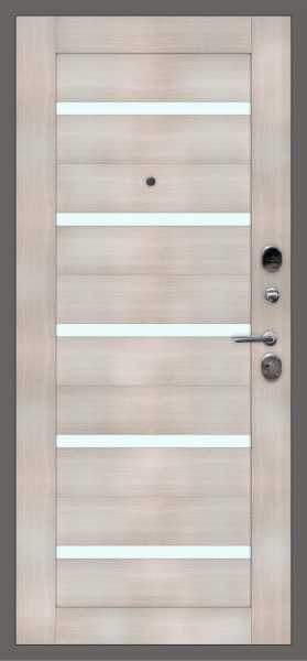 M30 вс. вн. Белое стекло Лиственница беленая