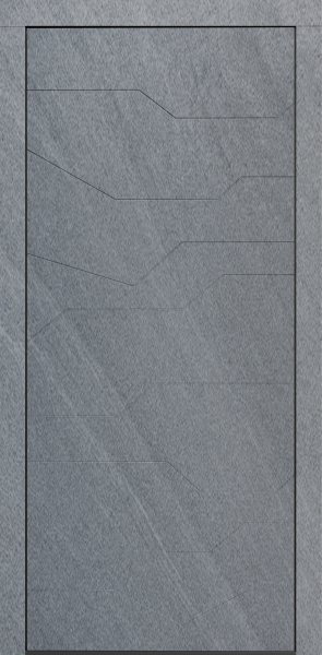 Входные двери Сталлер Comfort 3K ЮП-23 MI35 Санд серый - ЮП-23 MI38 Санд светлый