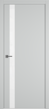 Межкомнатные двери Urban 1 SV Lacobel белый лак Steel