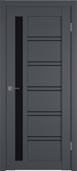 Межкомнатные двери E38 ДО black gloss Onyx