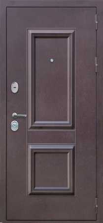 Входные двери M51 с фрезеровкой Букле опал - ФЛ-30 Velluto Bianco AG 700