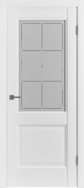 Межкомнатная дверь E2 ДО Crystal Cloud