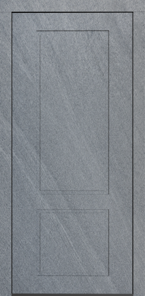 Входные двери Сталлер Comfort 3K ЮП-2 MI35 Санд серый - ЮП-2 ZB Белый