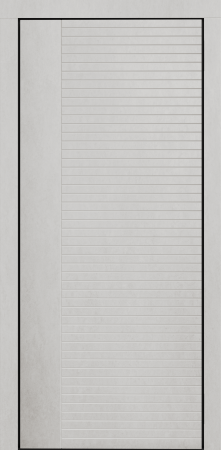 Входные двери Сталлер Comfort 3K ЮП-17 Верона бьянко - ЮП-15 (декоративная зеркальная вставка) ZB Белый