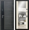 Входные двери Стило ЮР9 Венге серый - ЮР10 RAL 9001